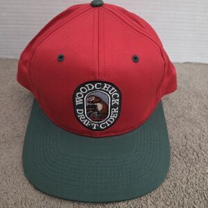 Vintage WOODCHUCK DRAFT CIDER Beer Snapback Trucker's Hat / Baseball Cap